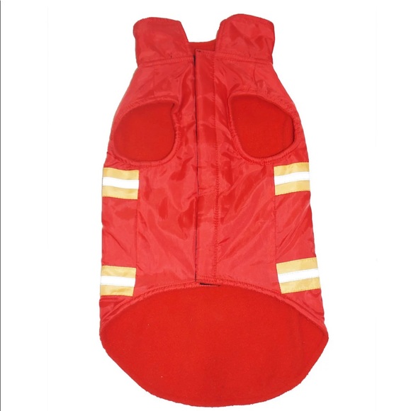 Royal Animals FDNY Reflective Dog Coat 🐶🐾🚒🚨 - Picture 7 of 7